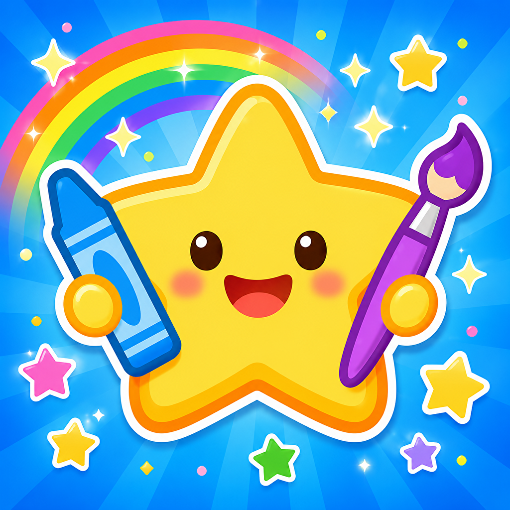 おえかきスターのアプリアイコン